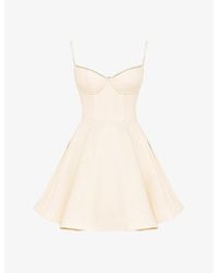 House Of Cb - Minimoiselle Tulle Satin Mini Dress - Lyst