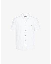 PAIGE - Brayden Short-sleeve Cotton-jersey Shirt - Lyst