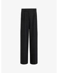 AllSaints - Sammey Relaxed-fit High-rise Stretch-woven Trousers - Lyst