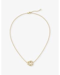 Cartier - Love 18Ct- And 0.30Ct Diamond Necklace - Lyst