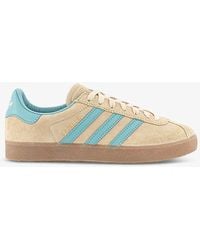 adidas - Crystal Sand Easy Mint Gazelle 85 Suede Low-top Trainers - Lyst