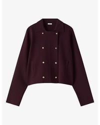 JOSEPH - Pilar Compact Milano Woven Jacket - Lyst