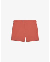 Reiss - Sun Side-Adjuster Swim Shorts - Lyst