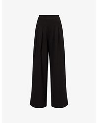ME+EM - Luxe Travel Wide-Leg Stretch-Woven Trousers - Lyst