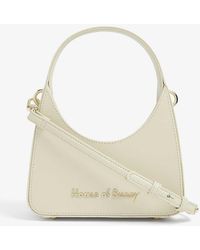 House Of Sunny Mini Icon Faux-leather Shoulder Bag - Natural
