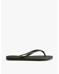Havaianas - Top Embossed Logo Rubber Flip-Flops - Lyst