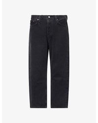 Agolde - 90S Cropped Straight-Leg Denim Jeans - Lyst