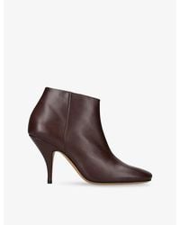 Jude - Credo Heeled Leather Ankle Boots - Lyst