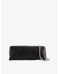 Rick Owens - Soft Elongated Leather Clutch Bag - Lyst