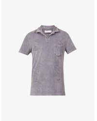 Orlebar Brown - Terry Brand-tab Relaxed-fit Cotton Polo Shirt X - Lyst