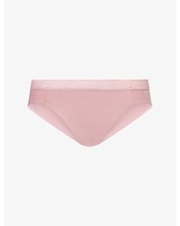 Calvin Klein - Seductive Comfort Stretch-Woven Bikini Briefs - Lyst