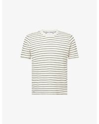 Percival - Ernie Waffle Cotton-Jersey T-Shirt - Lyst