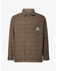 Carhartt - Bagley Logo-Patch Cotton Shirt - Lyst