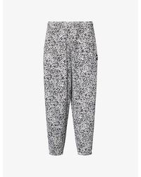 Nike - Air Graphic-Print Straight-Leg Woven Trousers - Lyst