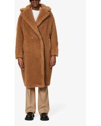 camel teddy coat
