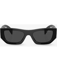Prada - Pr A01s Pillow-shaped Acetate Sunglasses - Lyst