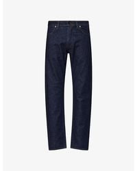 Stone Island - Logo-Patch Straight-Leg Denim Jeans - Lyst
