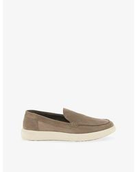 BOGGI - Stratus Suede Leather Loafers - Lyst