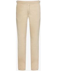 Orlebar Brown - Fallon Tapered-leg Stretch-cotton Trousers - Lyst