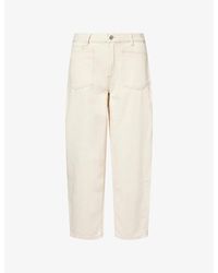 Samsøe & Samsøe - Saveyra Curved-Leg Denim Jeans - Lyst
