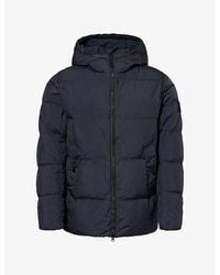 Stone Island - Crinkle Reps Hooded Nylon Puffer Jacket - Lyst