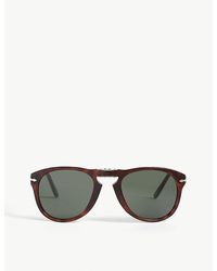 Persol - Po2431 Tortoiseshell Square-frame Sunglasses - Lyst