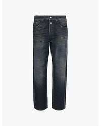 Replay - M9Z1 Faded-Wash Straight-Leg Regular-Fit Denim Jeans - Lyst