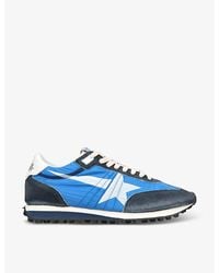 Golden Goose - Marathon Runner Suede And Mesh Low-Top Trainers - Lyst