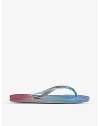 Havaianas - Slim Gradient Sunset Rubber Flip-Flops - Lyst