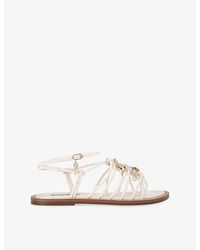 Steve Madden - La Charmer Faux-Leather Sandals - Lyst