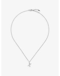 Missoma - Curly Molten Mini Initial X-Plated Sterling- Necklace - Lyst