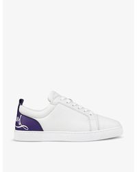 Christian Louboutin - Fun Louis Junior Leather Low-top Trainers - Lyst
