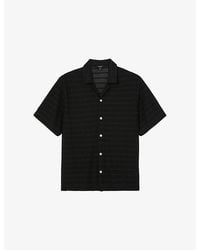Reiss - Sid Short-Sleeved Crochet Shirt - Lyst