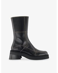 Miista - Heya Leather Ankle Boots - Lyst