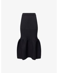 CFCL - Fluted Mermaid Flared Knitted Midi Skirt - Lyst