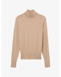Reiss - Rina Roll-Neck Merino-Wool Jumper - Lyst