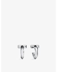 Tiffany & Co. - Tiffany T T1 18Ct- Hoop Earrings - Lyst