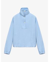Marni - Funnel-Neck Cotton Blouson - Lyst