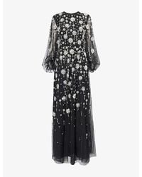 Huishan Zhang - Micheline Jewel-Embellished Woven Gown - Lyst