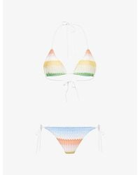 Missoni - Zig Zag Raschel-Knit Bikini Set - Lyst