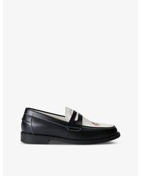Duke & Dexter - Wilde Kiss Leather Penny Loafers - Lyst