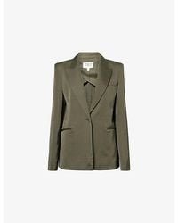 Twp - Boy Peak-Lapel Linen-Blend Blazer - Lyst