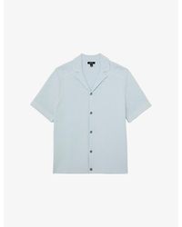 Reiss - Wandsworth Short-Sleeved Knitted Shirt - Lyst