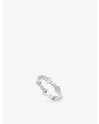 Missoma - Lucy Williams Stackable Tennis Sterling- Plated Brass And Cubic Zirconia Ring - Lyst