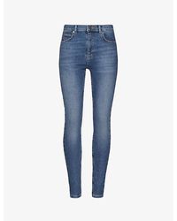 Whistles - Sculpted Skinny High-Rise Jeans - Lyst