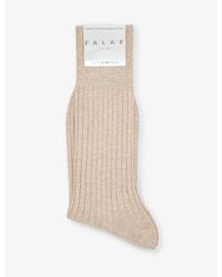 FALKE - No. 13 Logo-print Cotton-blend Knitted Socks - Lyst