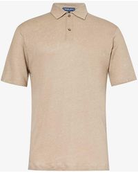 Frescobol Carioca - Mello Split-hem Regular-fit Linen Polo Shirt - Lyst