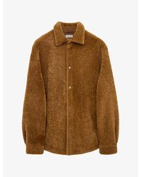 Loewe - Ribbed Relaxed-Fit Shearling-Corduroy Overshirt - Lyst
