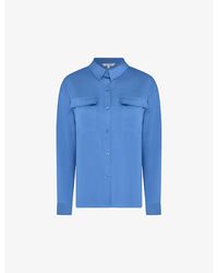 OMNES - Ashlyn Flap-pocket Recycled-polyester Shirt - Lyst