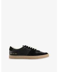 Common Projects - Bball Slim Gum Sole Leather Trainers - Lyst